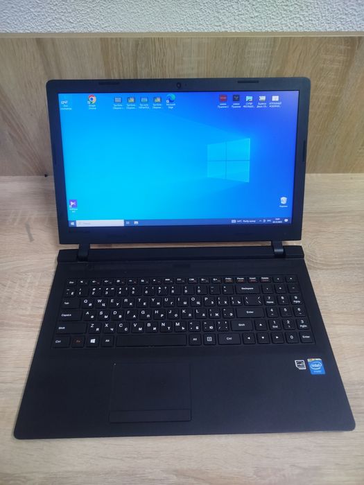 Ноутбук Lenovo 100-15ibr 4ядра n3540 батарея 2-3ч
