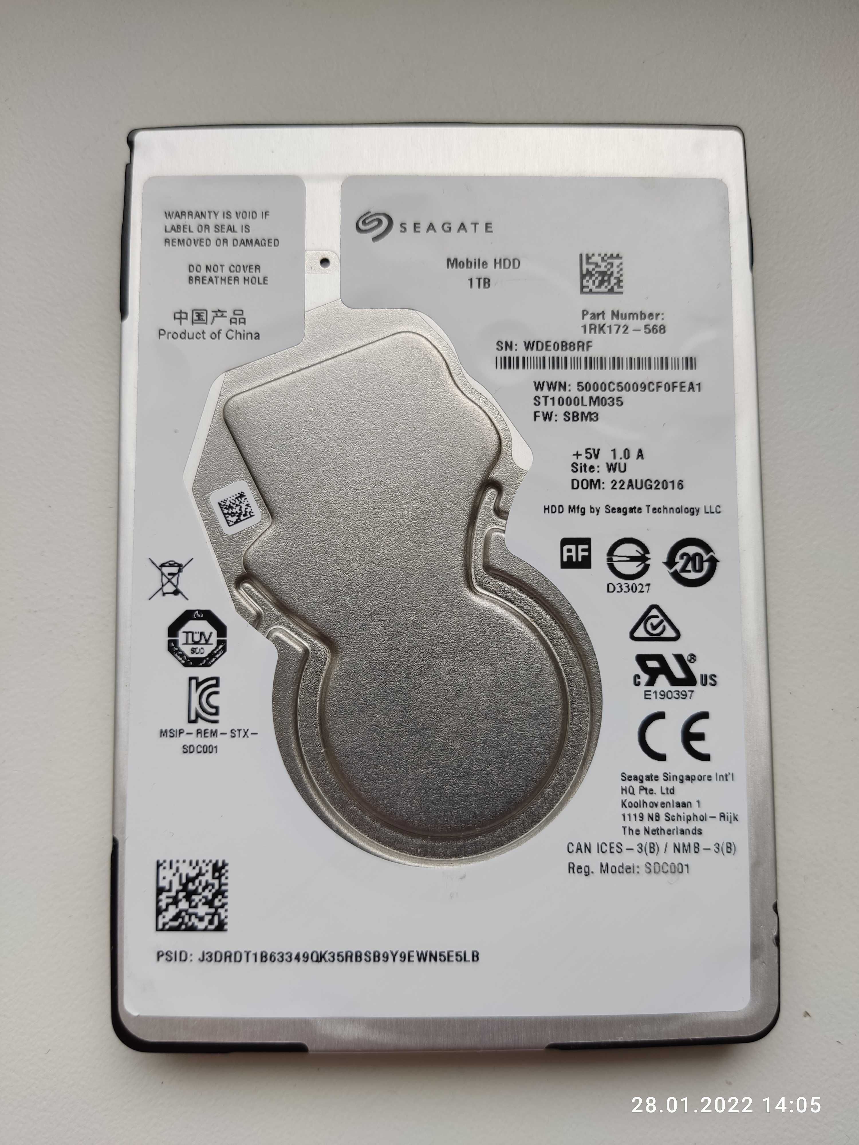 Жесткие диски HDD 2,5"(неисправны)