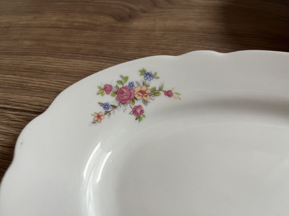 Zestaw porcelanowych półmisków Ćmielów, porcelana prl