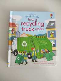 Usborne peep inside how a recycling truck works