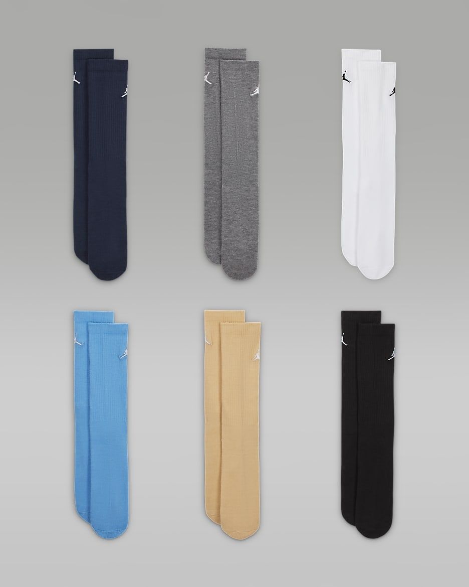 Оригінальні шкарпетки Jordan Everyday Essentials Crew Socks (6 Pairs)