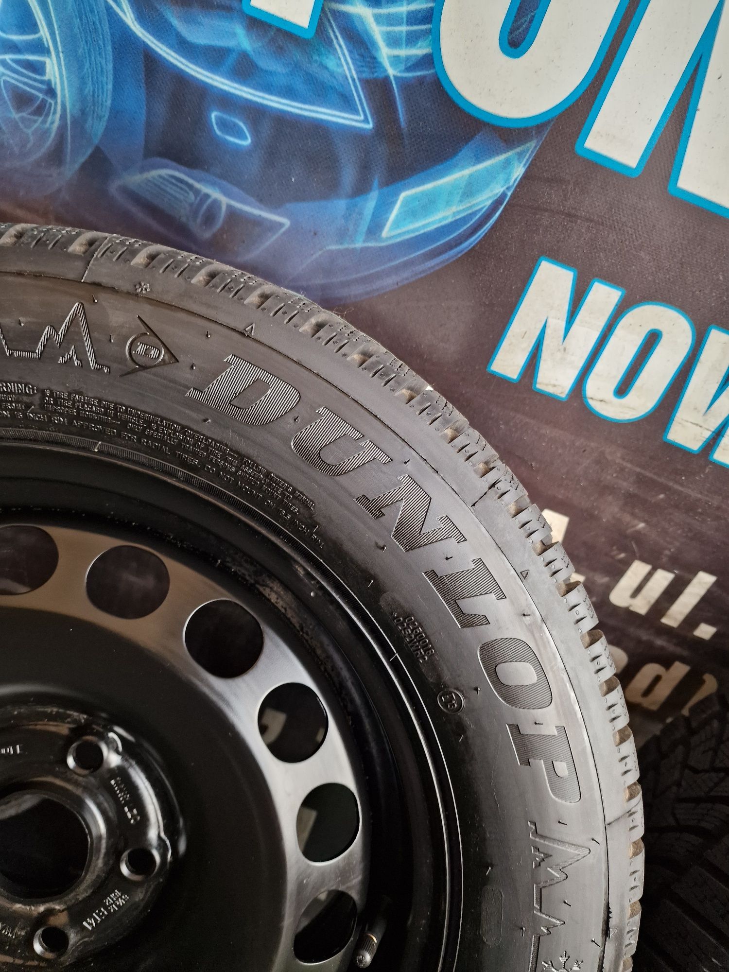 Koła zimowe 16 5×112 Vw Audi Skoda Seat 215/60/16 Dunlop Nowe 10mm Org