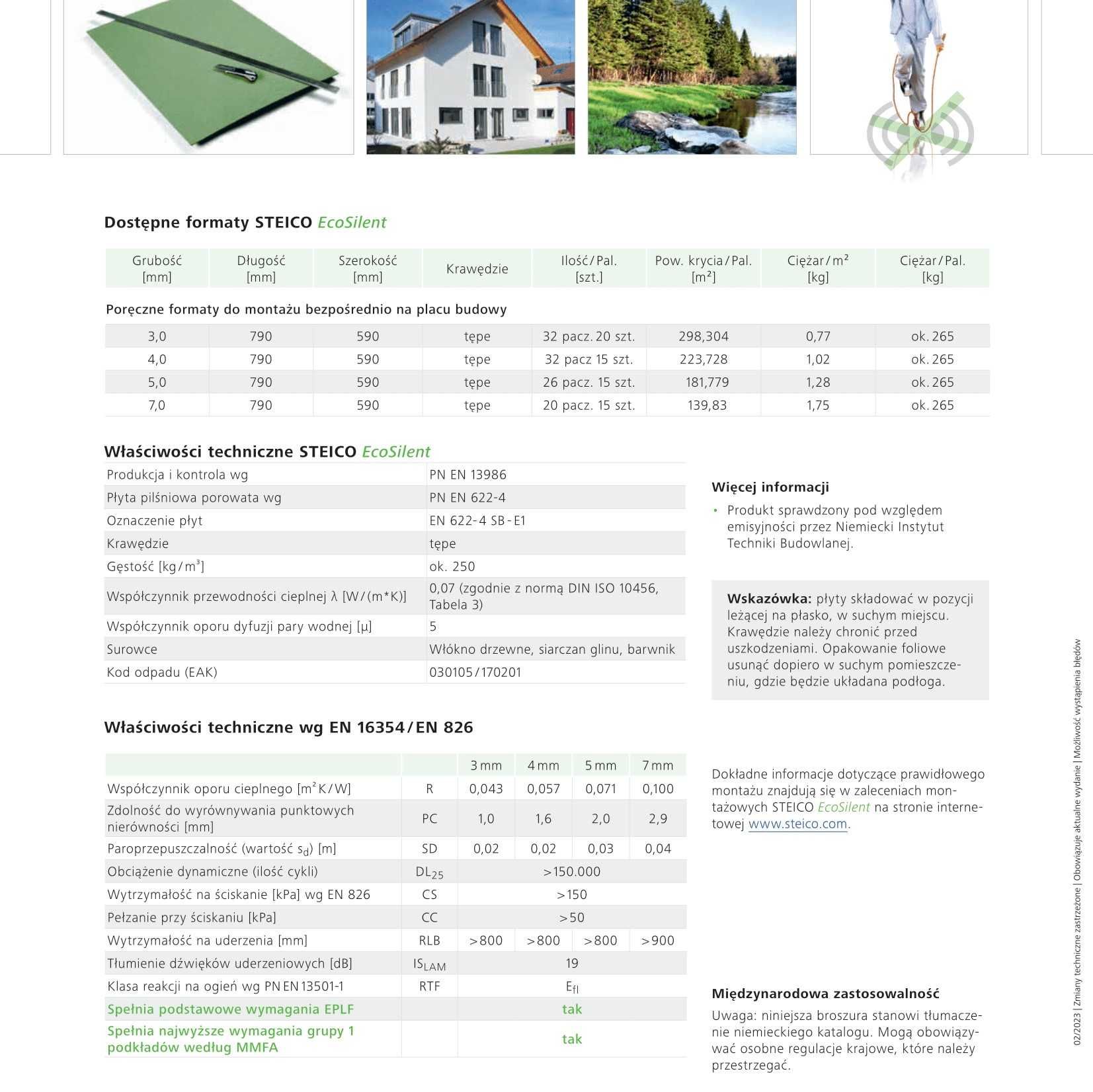 STEICO EcoSilent Underfloor eko podkład pod panele z wełny drzewnej