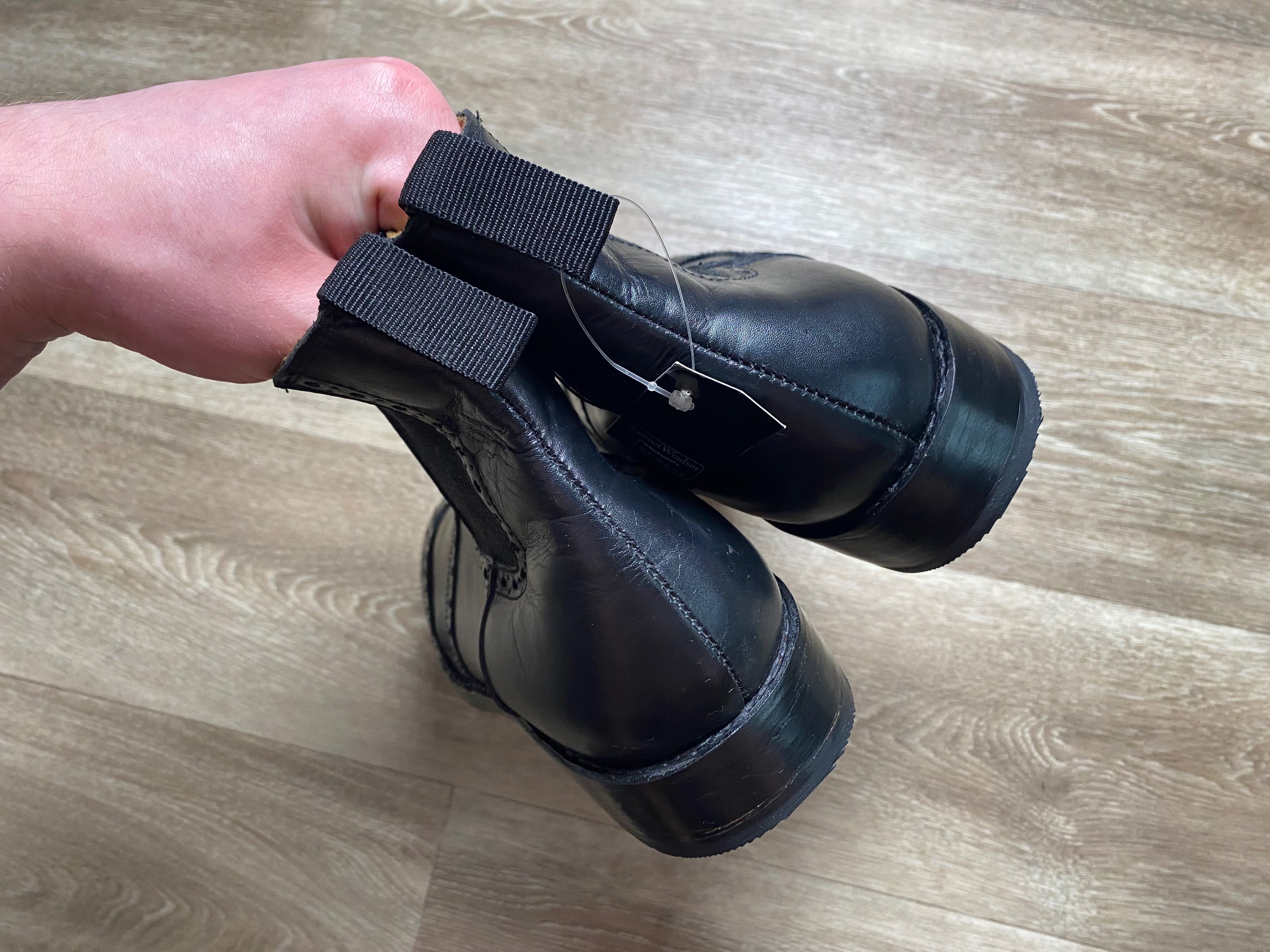 Шкіряні Челсі Броги Samuel Windsor Handmade EU 44