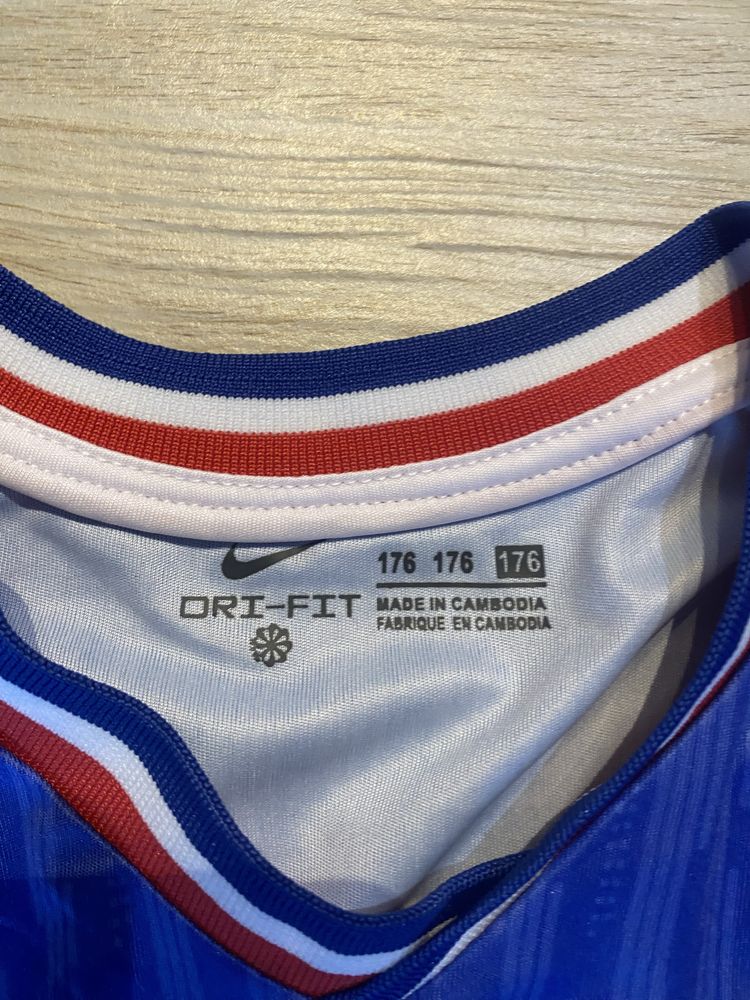 Strój piłkarski dzieciecy Nike Mbappe reprezentacja francji 176
