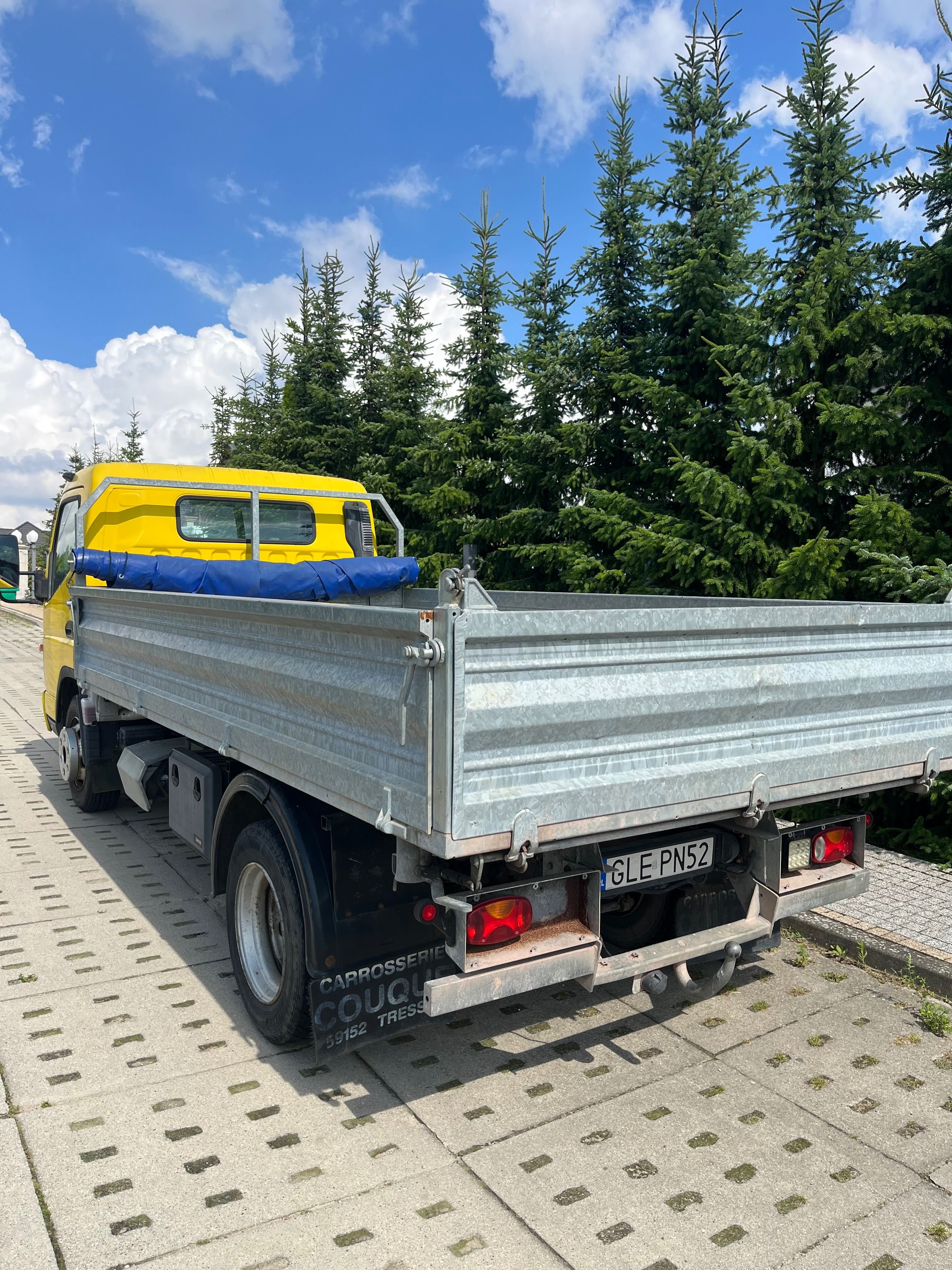 Mitsubishi Canter  (Fuso) – wywrotka 7,5 t DMC/ 3,5 t ładowność