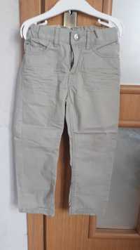 Spodnie dżinsy jeansy H&M jasne 104 cm