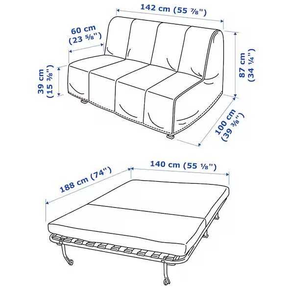 kanapa - sofa 2-osobowa IKEA