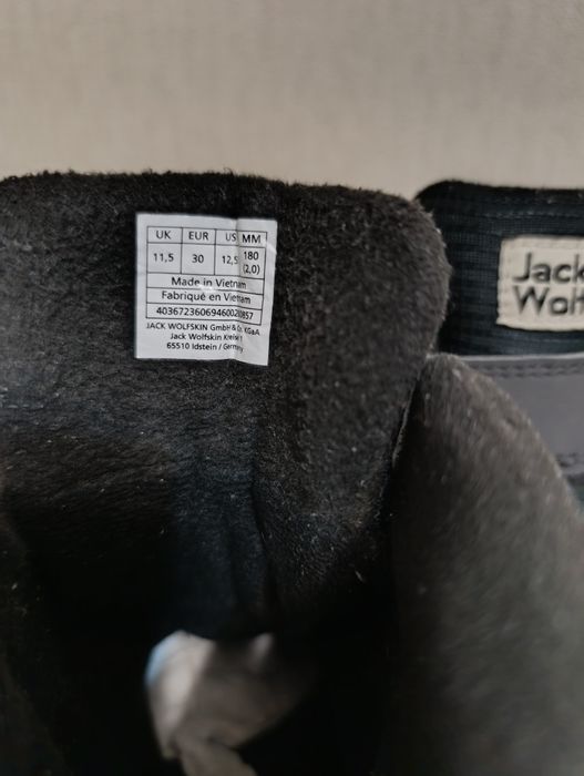 Зимові черевики Jack Wolfskin 30 розмір