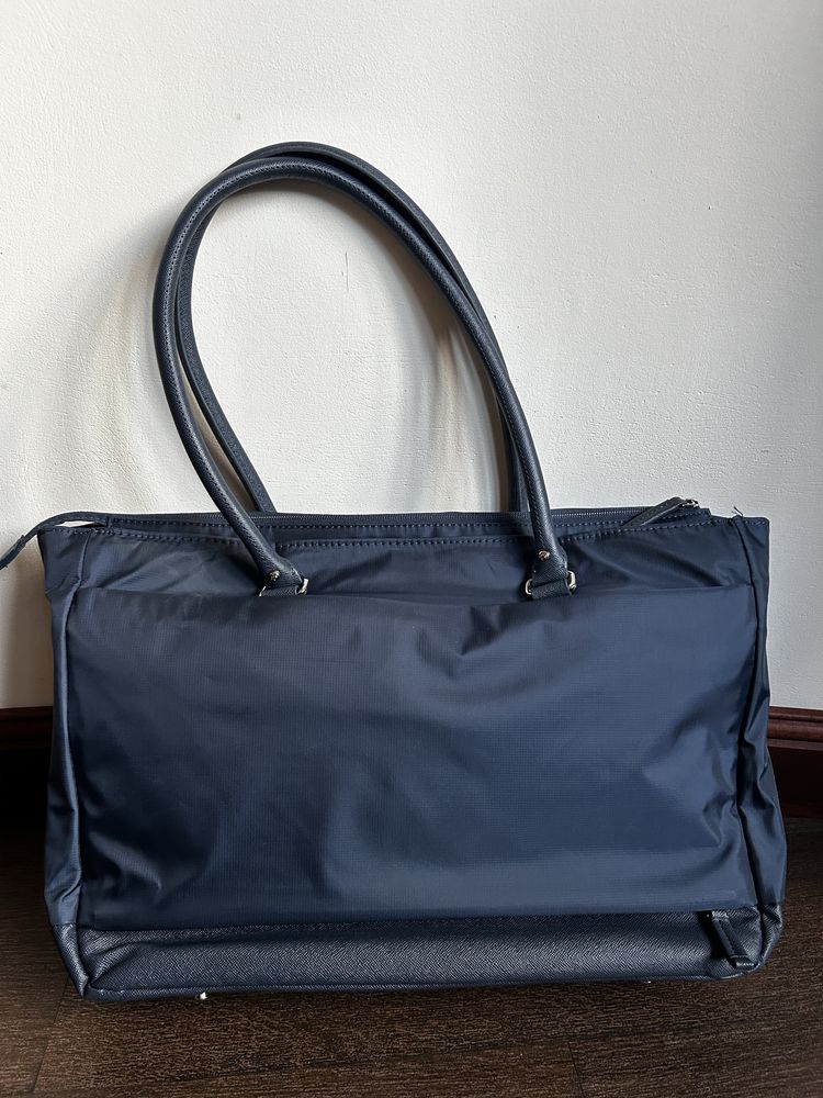 Torba damska na laptopa / podróżna Samsonite granatowa
