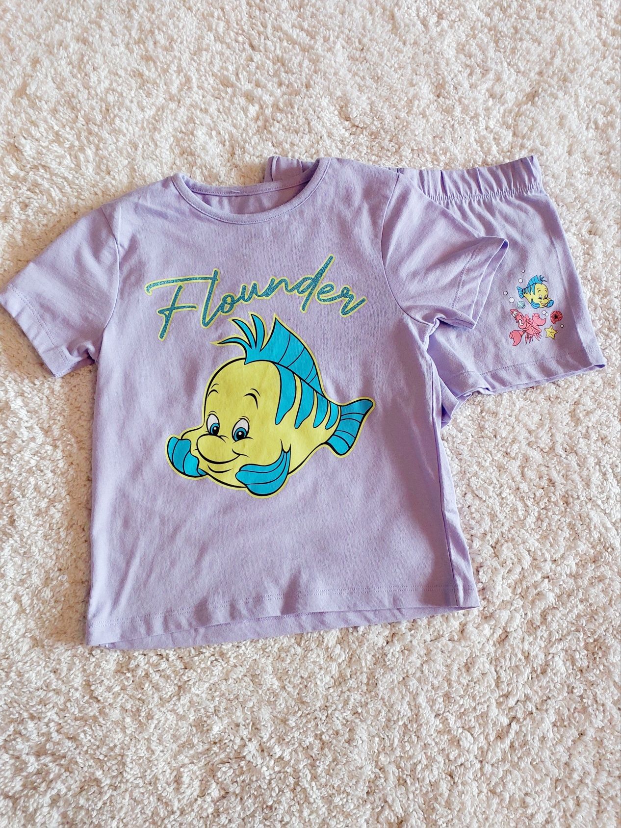 Піжама Прімарк Аріель русалочка Primark костюм комплект шорти футболка