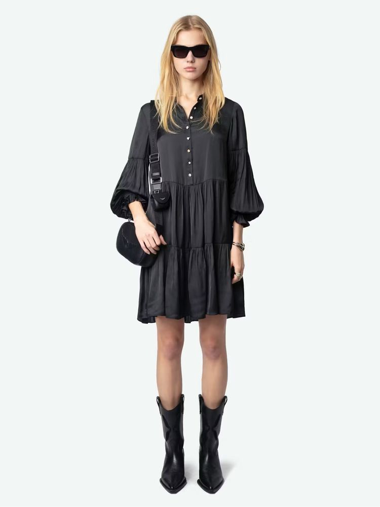 Платье сукня черное кароткое Zadig & Voltaire