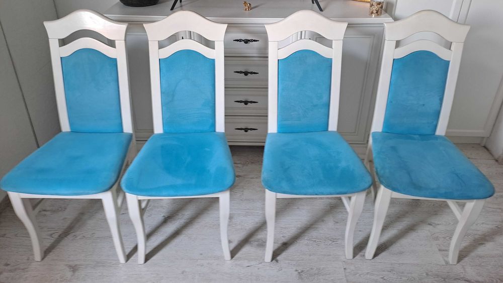 Krzesła tapicerowane 4 sztuki