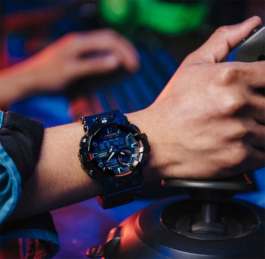 Часы Casio GA-700RGB-1A ! Оригинал! Фирменная гарантия 2 года!