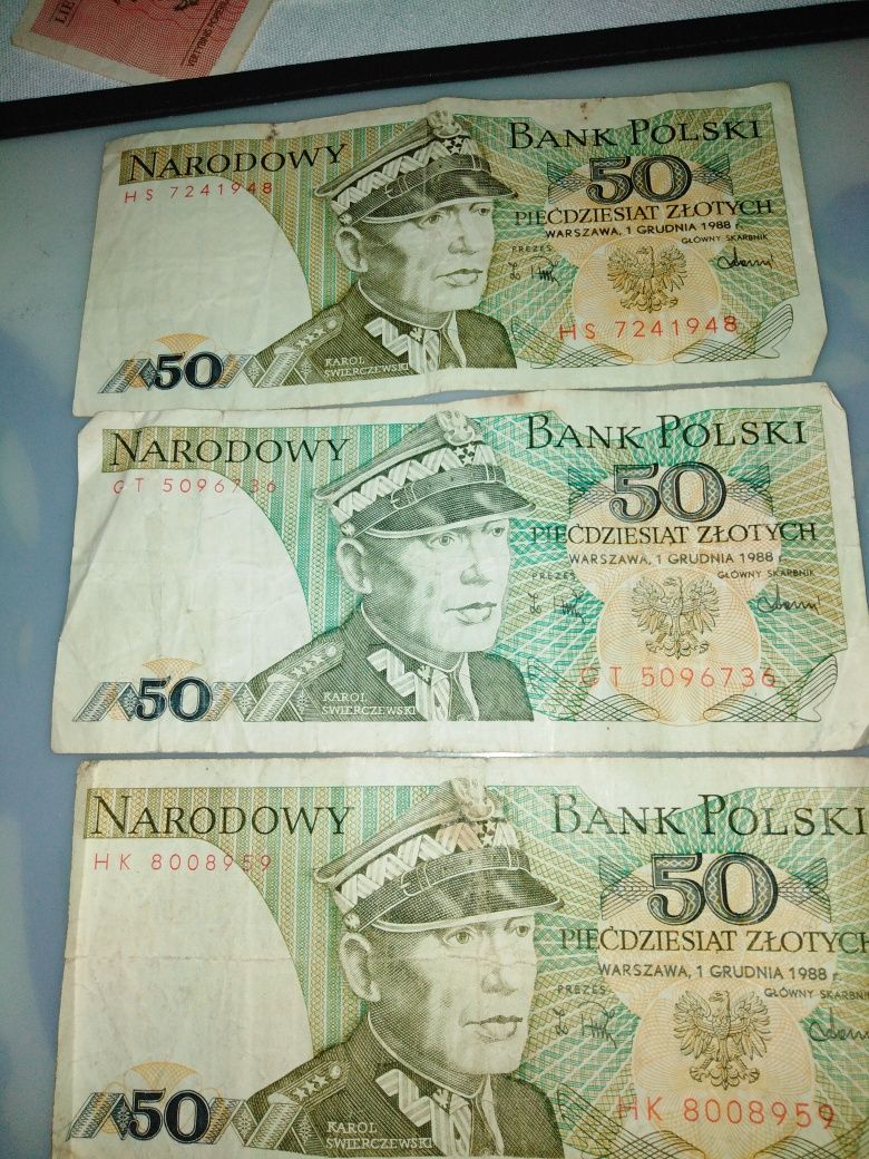 Stare banknoty z PRL