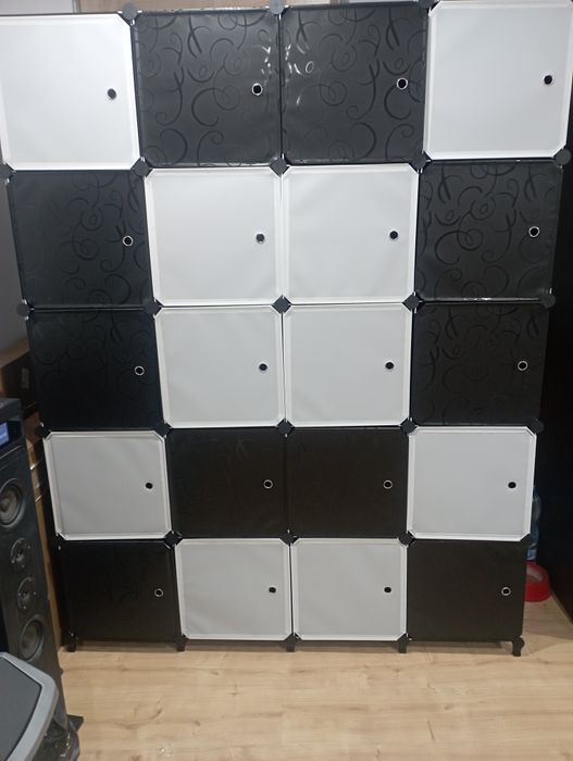 Regał modułowy otwierany