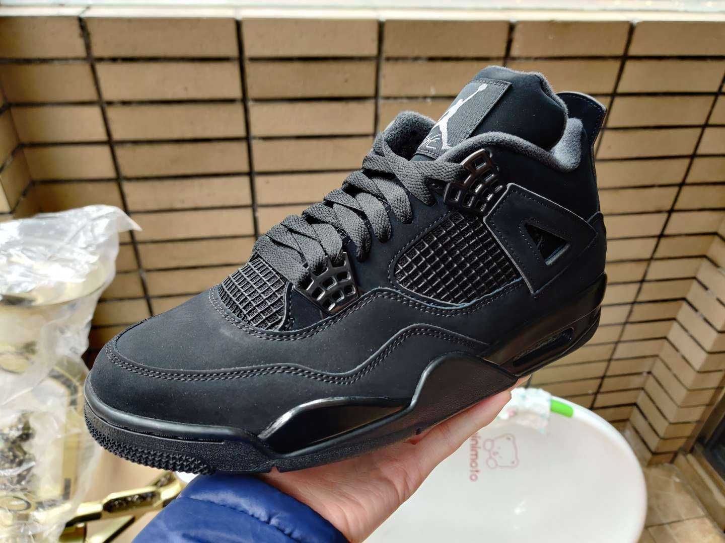 NikeAir Jordan 4 Retro BlackCat nowy z metką UnisexTrampki R45