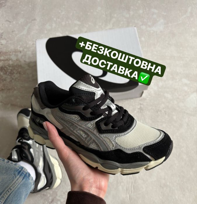 БЕЗКОШТОВНА ДОСТАВКА‼️Кросівки Asics Gel NYC Ivory Clay Gray,asics,ник