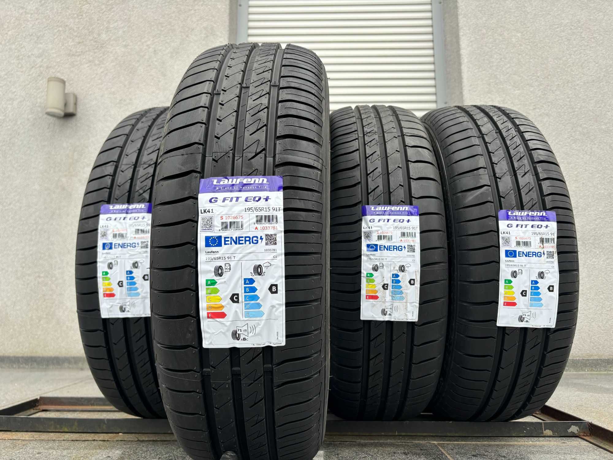 4szt letnie 195/65R15 Laufenn Gfit EQ+ C,B,71db Prosto z fabryki! gwar