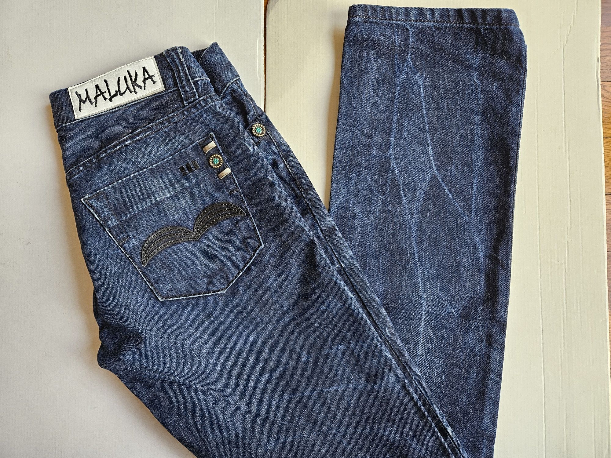 Calça de Ganga Maluka número 36 Usada