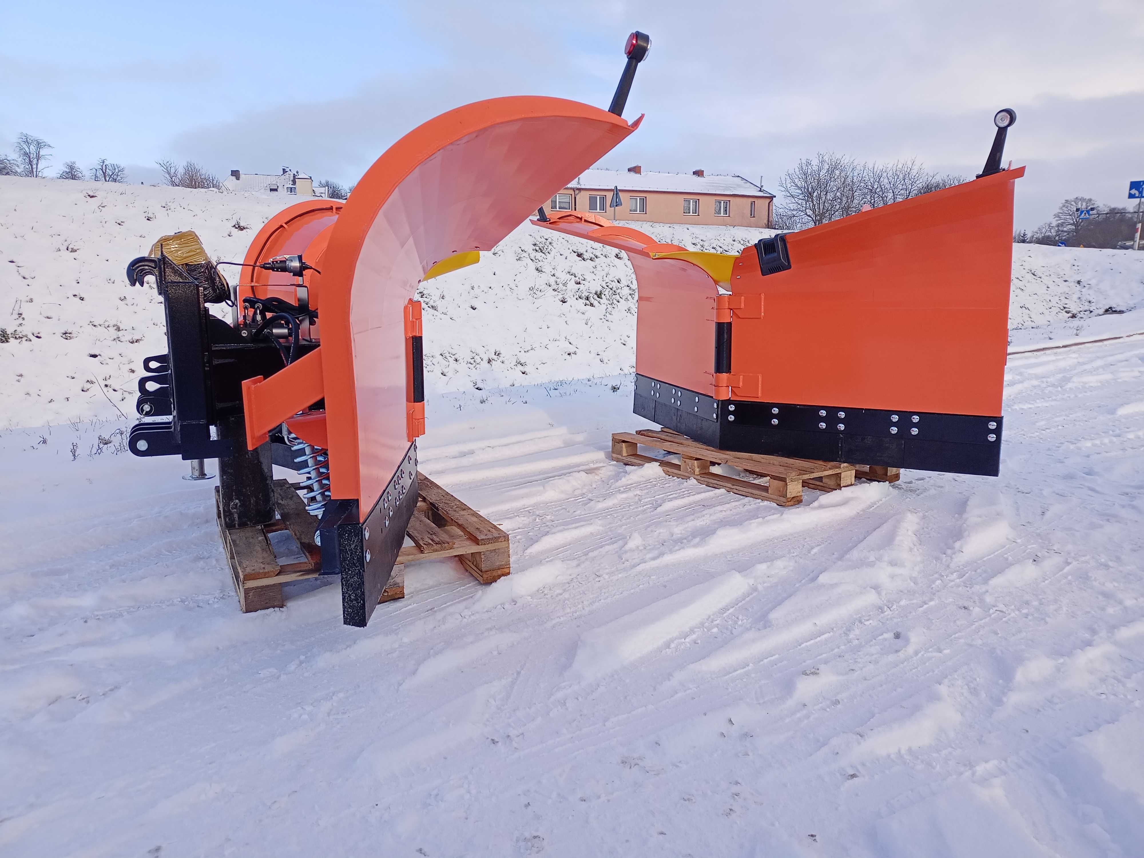 Ciężki pług strzałkowy mocny ATMP model2 drogowy 3,0m