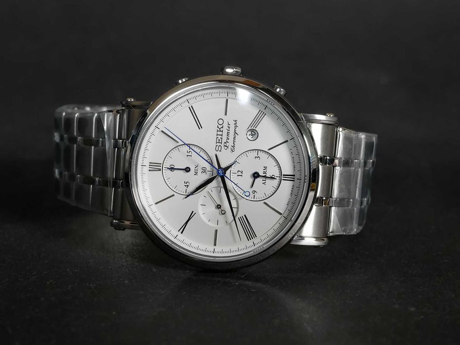 Seiko SNAF73P1 Premier Sapphire з хронографом, з будильником