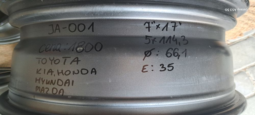 Alufelgi 17" 5x114,3 Toyota ,Kia,Hyundai