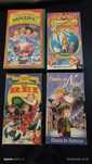 VHS - 4 cassetes desenhos animados - temática natalícia.