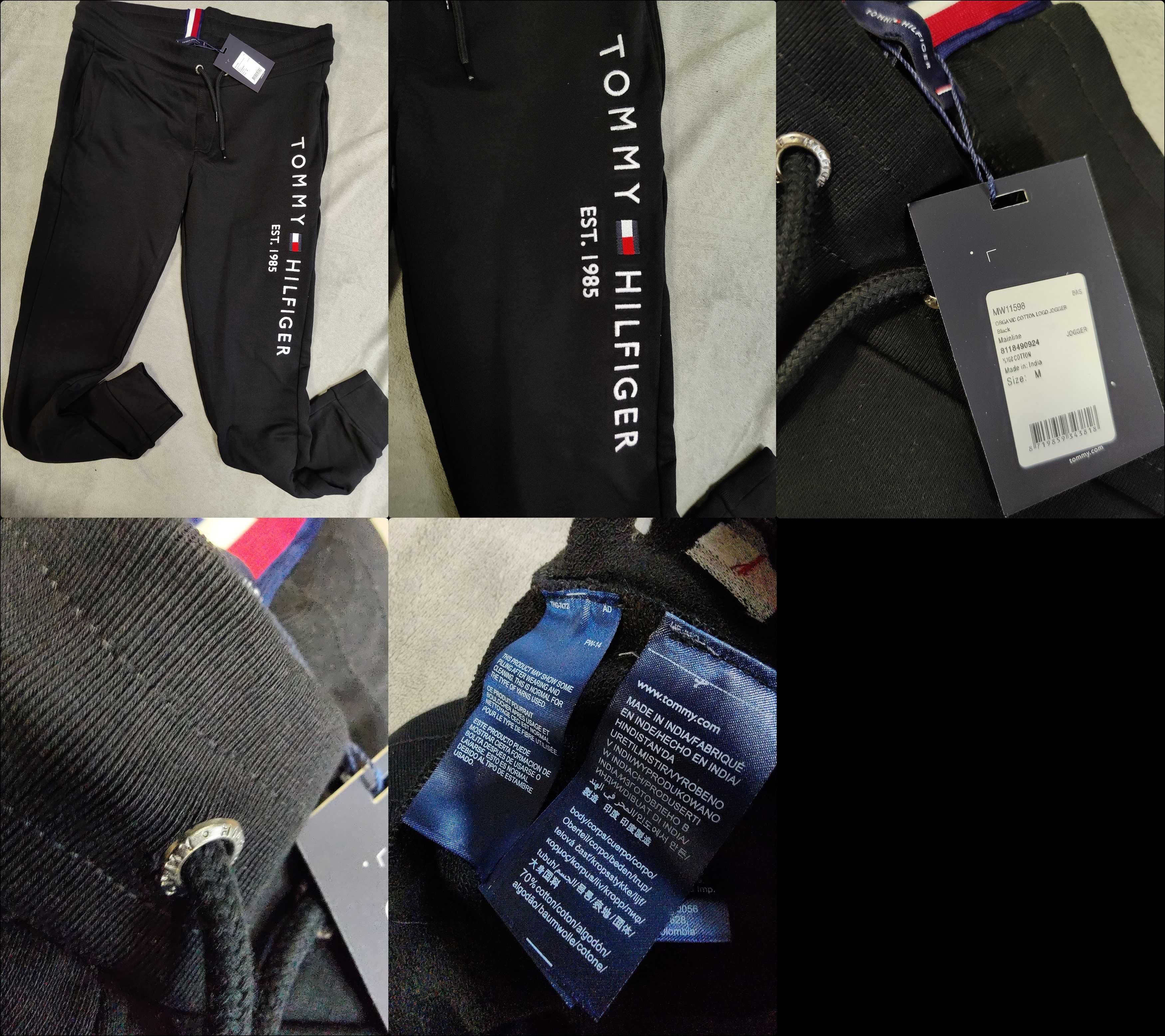 Spodnie Dresowe Tommy Hilfiger Dresy Wyszywane Outlet Premium TH