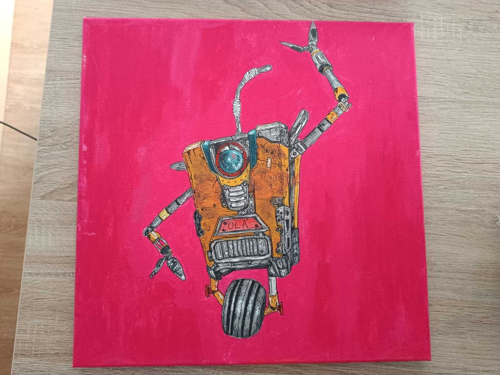 Quadro de Claptrap de Borderlands