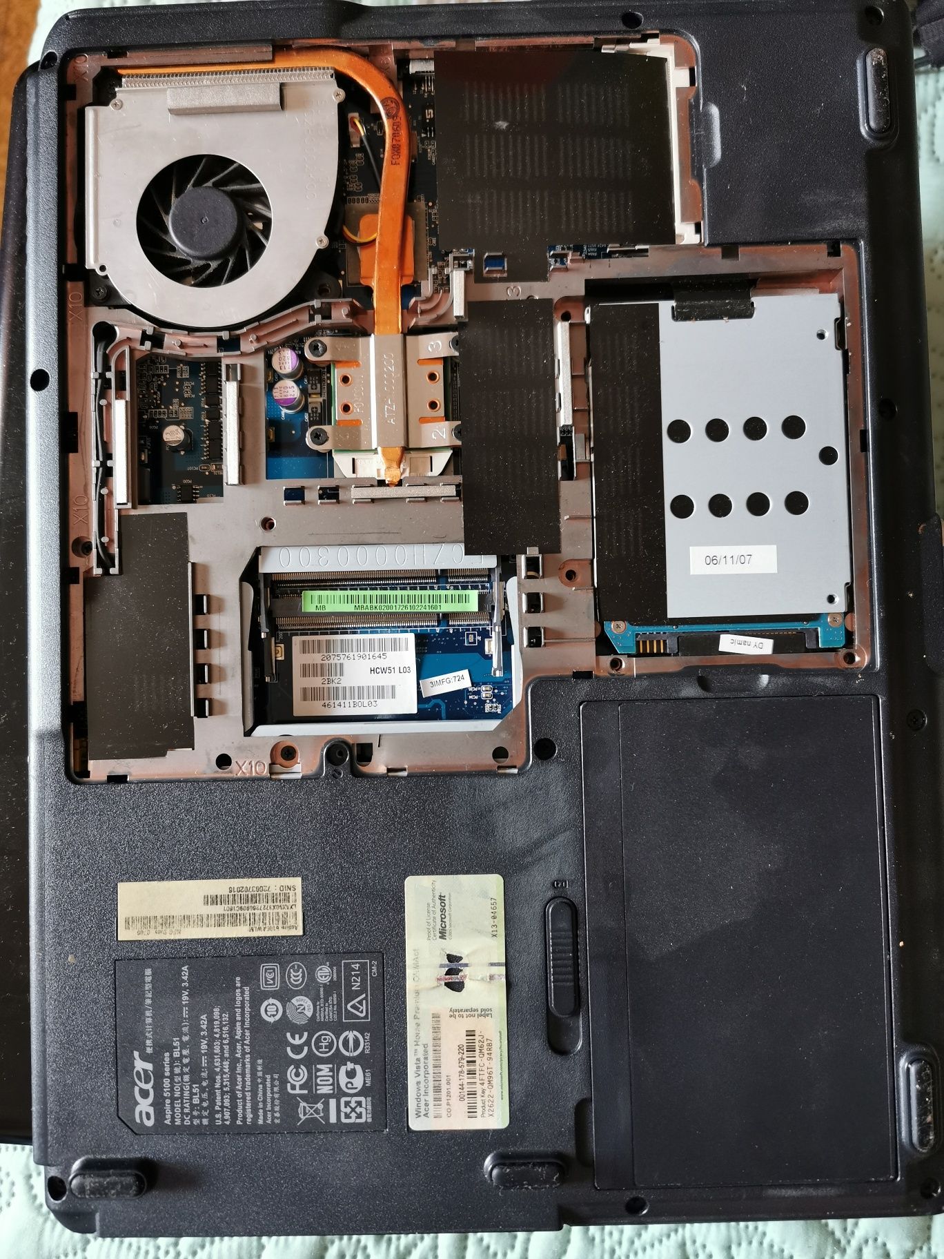 Portátil Acer para peças