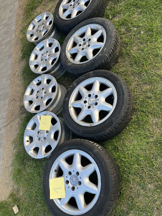 Felgi aluminiowe Mercedes 16” – oryginał, dwa wzory, komplet 500 zł