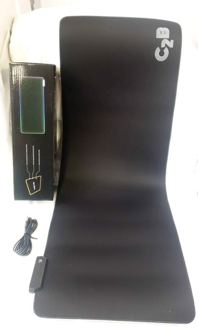 podkładka gamingowa led pod mysz xxl 80x30 cm