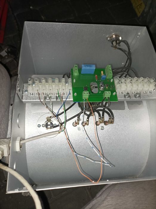 elektryczne okrągłe nagrzewnice kanałowe