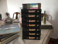 Coleção de livros de Simenon Maigret em francês, para doar.