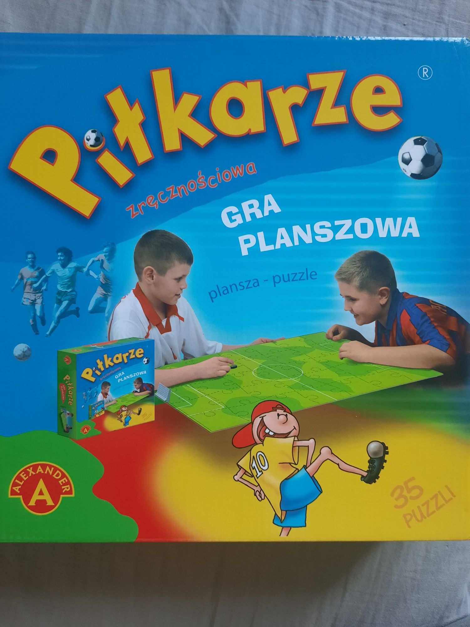 Gra planszowa 6+ Piłkarze, zręcznościowa