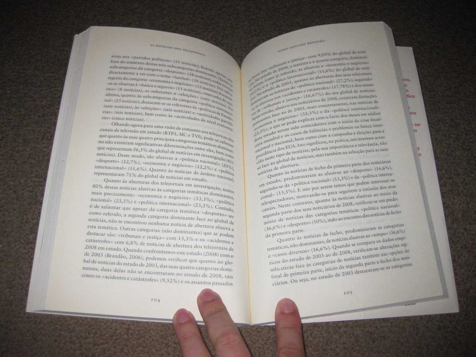 Livro "As Notícias Nos Telejornais" de Nuno Goulart Brandão