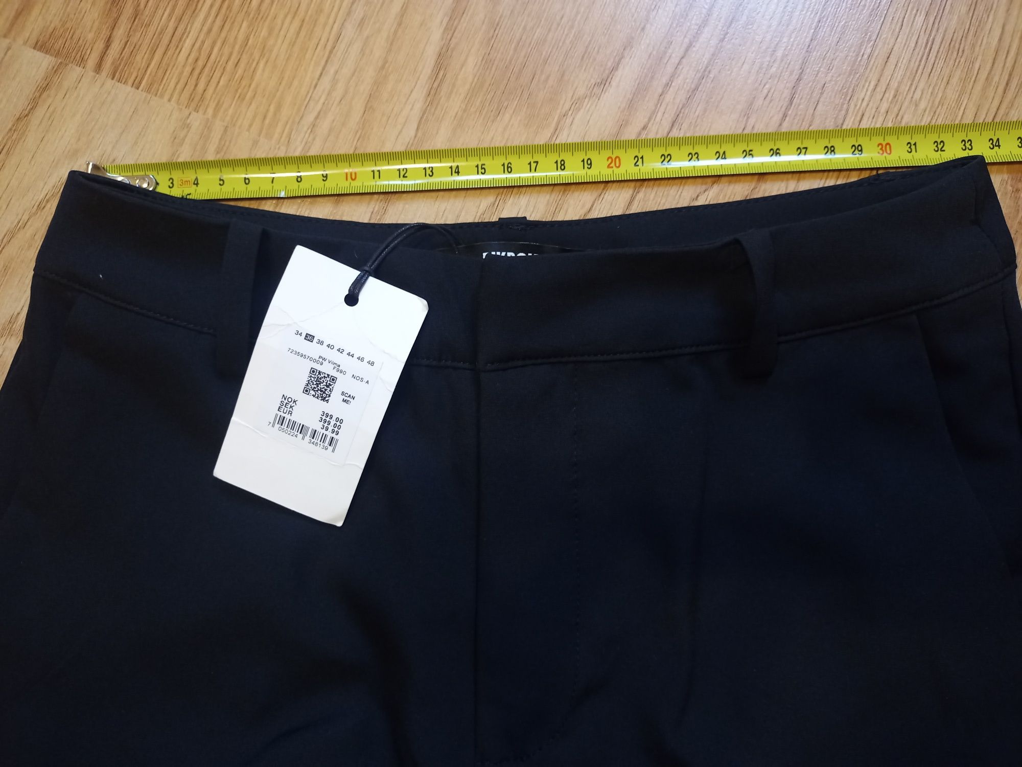 Eleganckie spodnie bootcut materiałowe Bik Bok 36