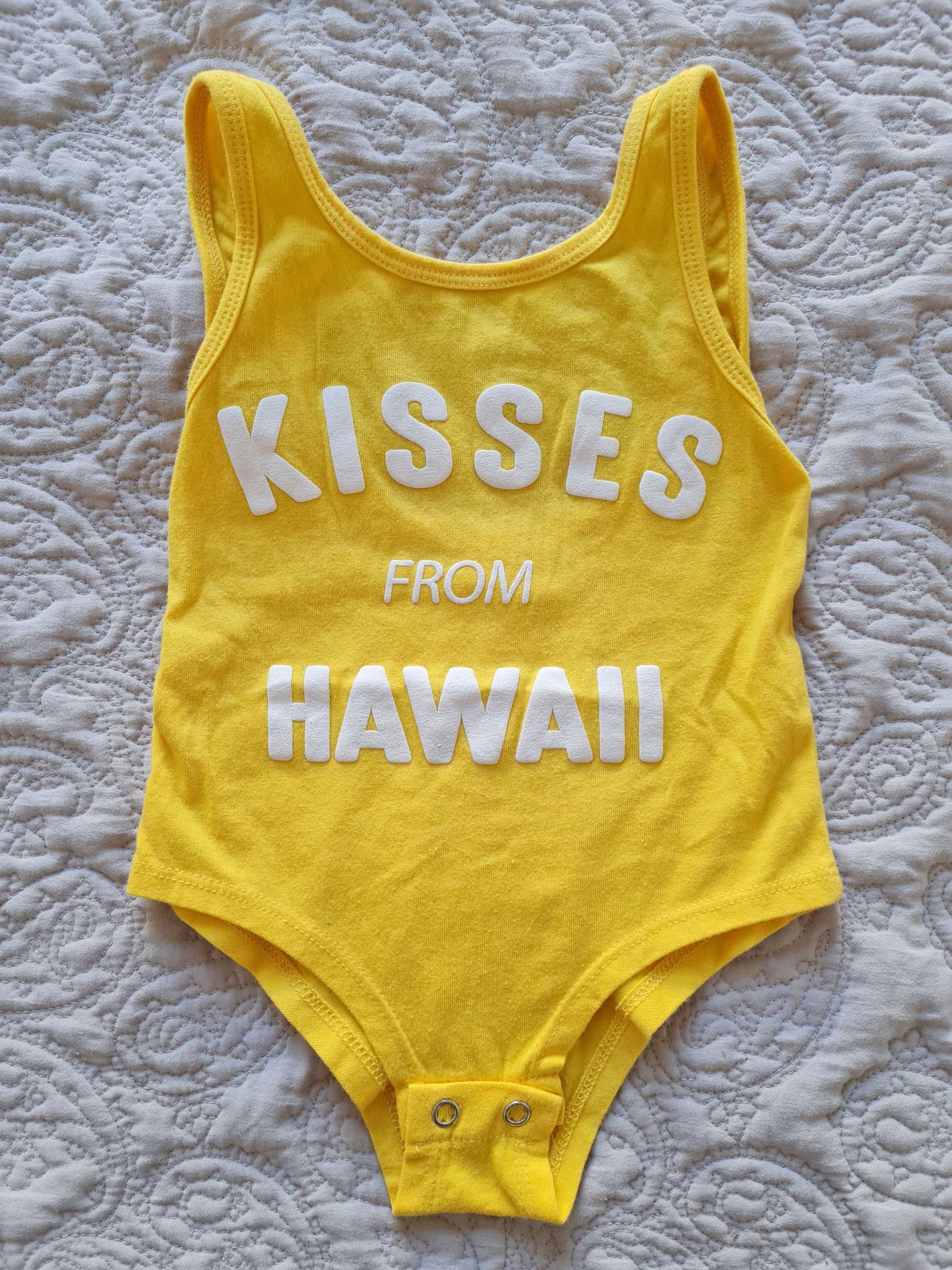 Body Zara żółte Hawaii 86 92