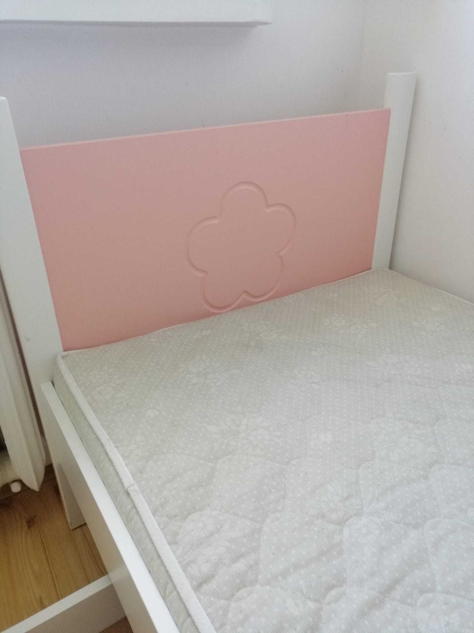 Łóżko jednoosobowe dziecięce tapczan + materac 80x180 + szuflada