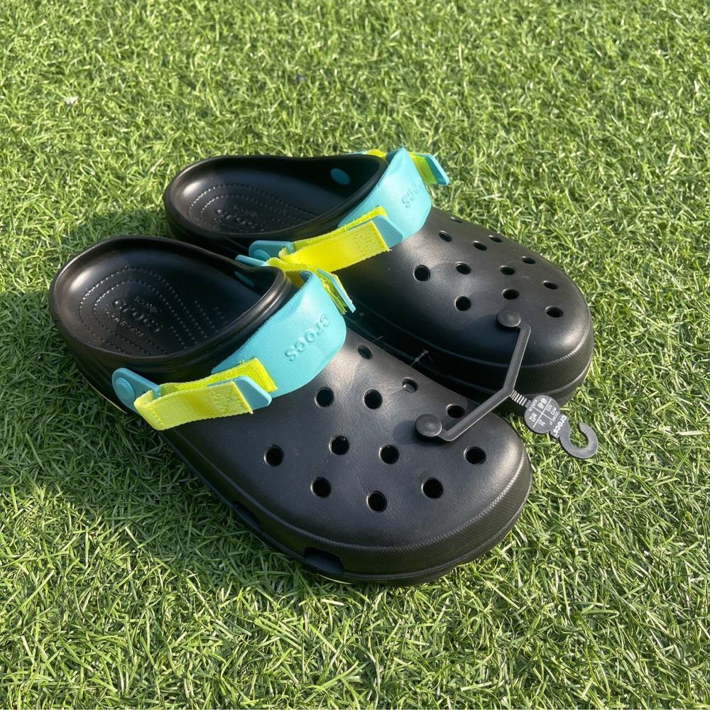 Оригінальні Crocs All Terrain Clog, нові чорні шльопанці, розмір 42-55