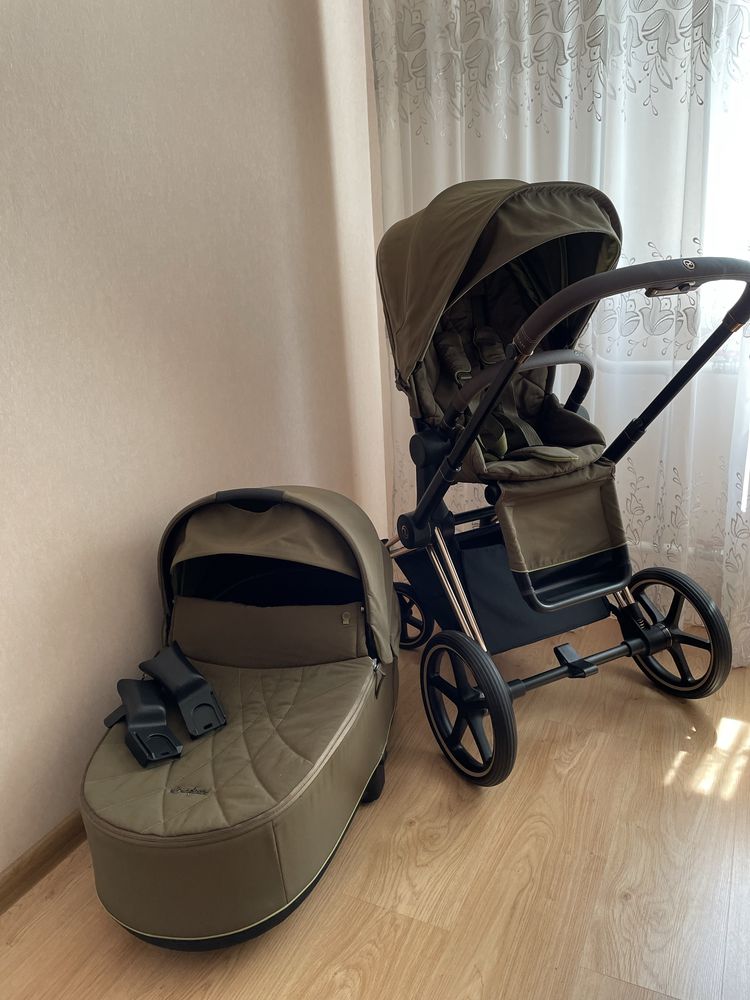 Дитяча коляска Cybex Priam 4.0 gold rose