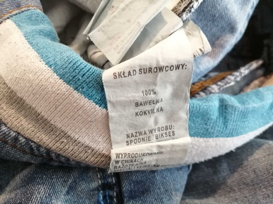 Spodnie dżinsowe, niebieskie, 104, p nuts (Odzież)