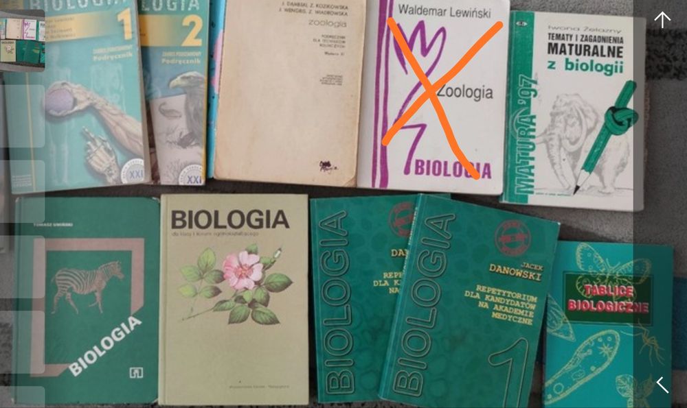 Książki z biologii-komplet