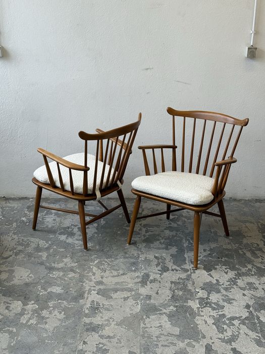 Fotele Farstrup Dania boucle farm hause japandi vintage