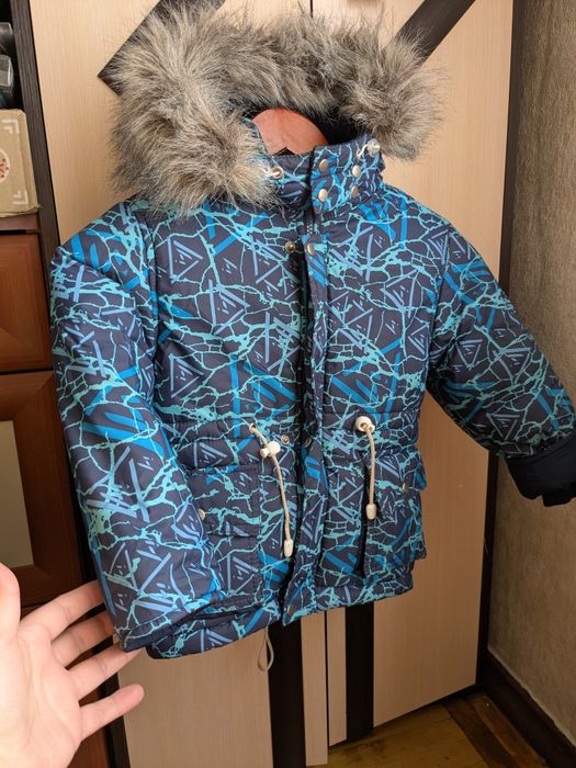 Куртка парка дитяча на хлопчика 3-5 років + желет