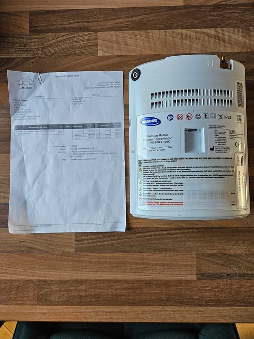 Przenośny koncentrator tlenu Invacare Platinium Mobile