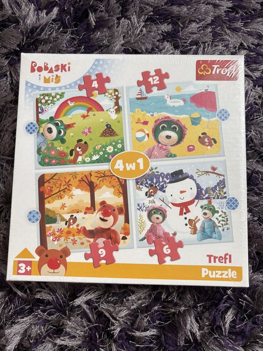 Puzzle Trefl Trefliki 4w1