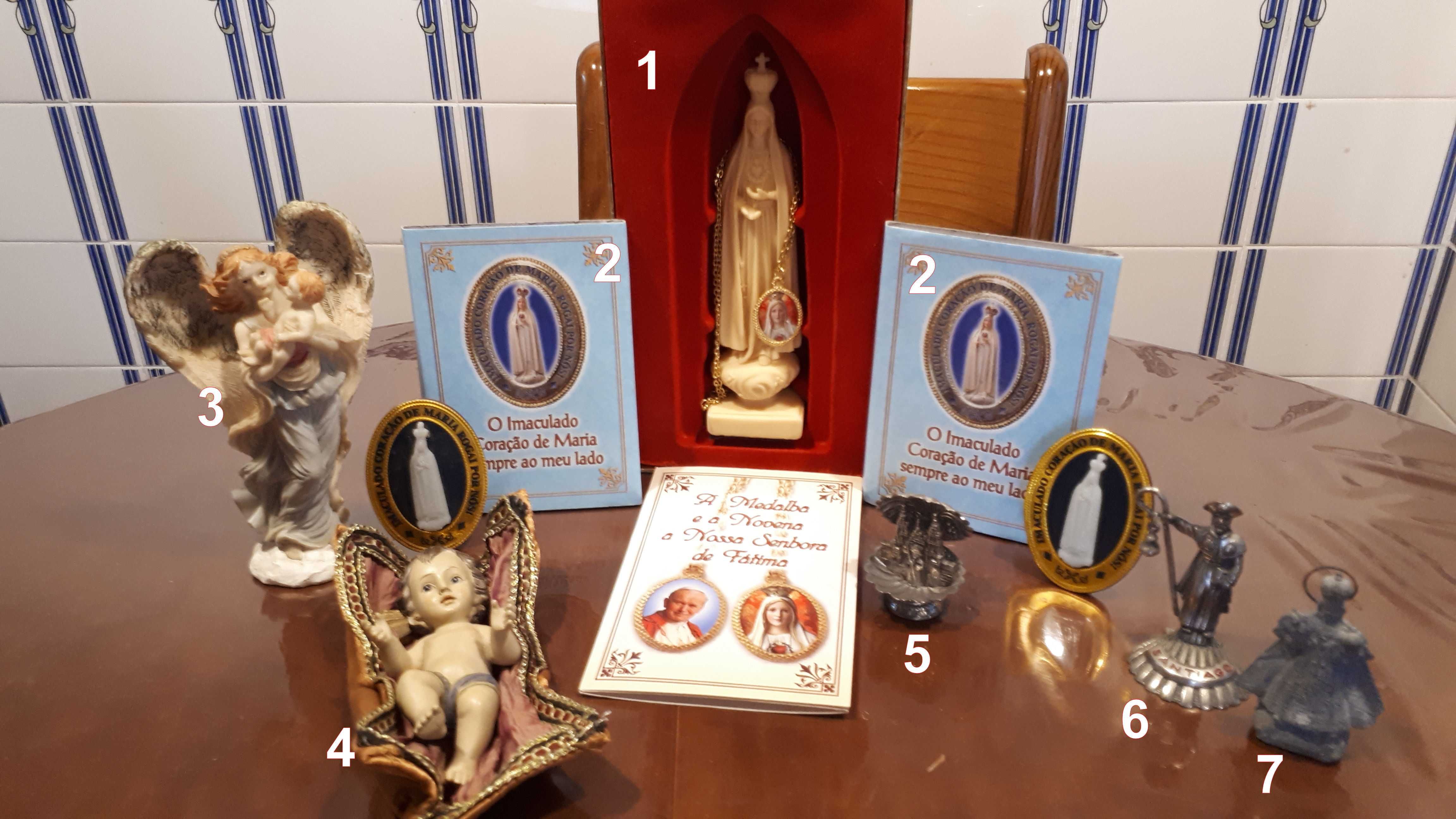 Figuras e objetos Religiosos de colecção