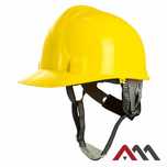 KASK hełm ochronny BHP z regulacją z paskiem 4 pkt budowlany 6 kolorów